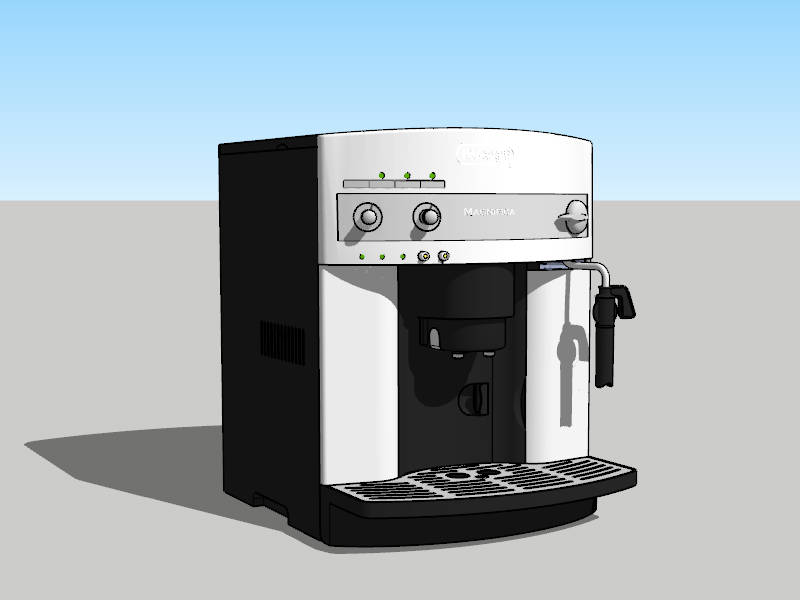 DeLonghi Magnifica Coffee Maker Espresso Machine sketchup model preview - SketchupBox