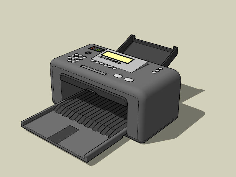 Office Jet Printer sketchup model preview - SketchupBox
