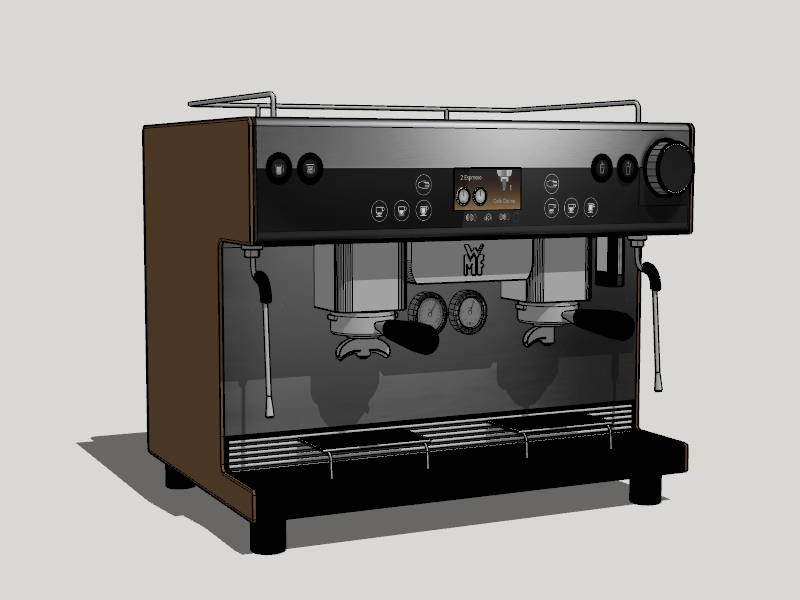 WMF Espresso Coffee Machine sketchup model preview - SketchupBox