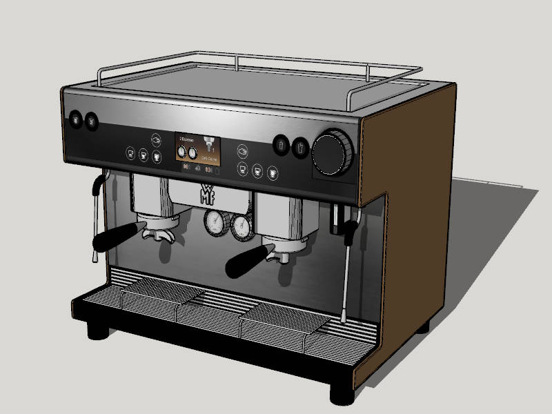 WMF Espresso Coffee Machine sketchup model preview - SketchupBox