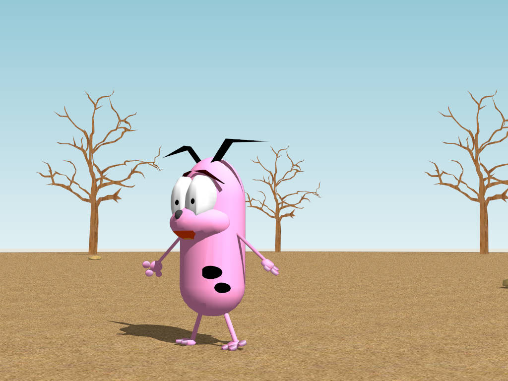 Cartoon Dog Character sketchup model preview - SketchupBox