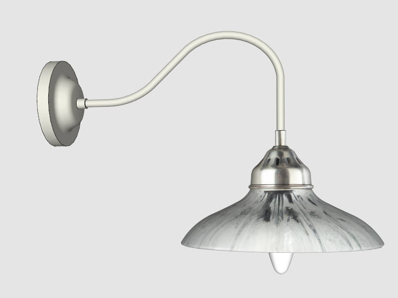 Gooseneck Sconce Light sketchup model preview - SketchupBox