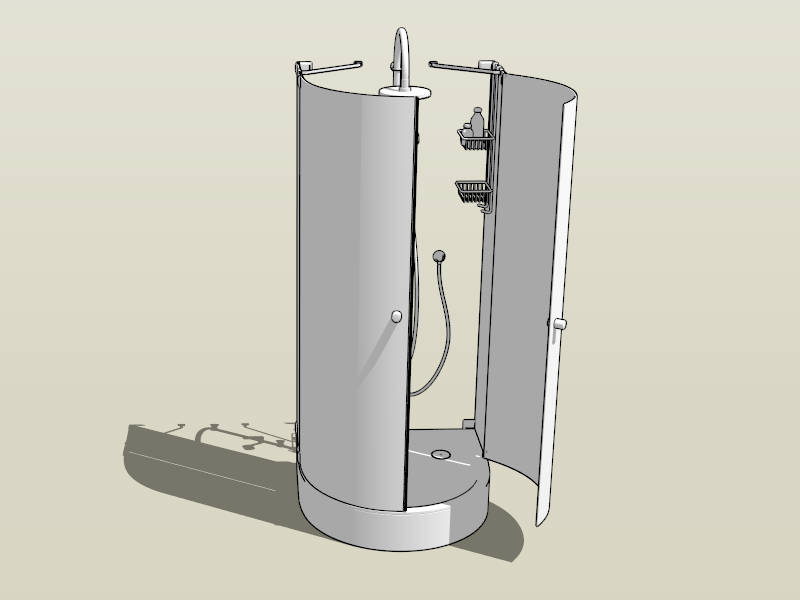 Bathroom Shower Unit sketchup model preview - SketchupBox