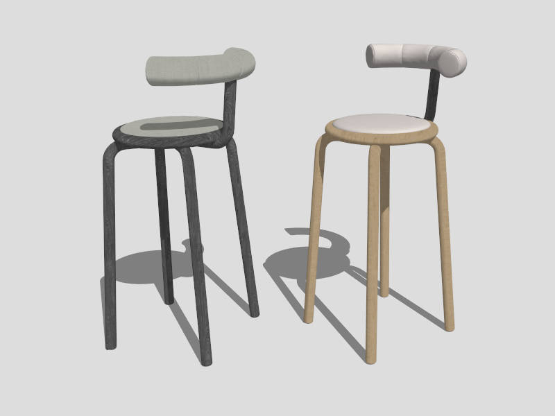 Kitchen Counter Bar Stools sketchup model preview - SketchupBox