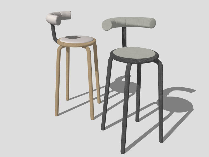Kitchen Counter Bar Stools sketchup model preview - SketchupBox