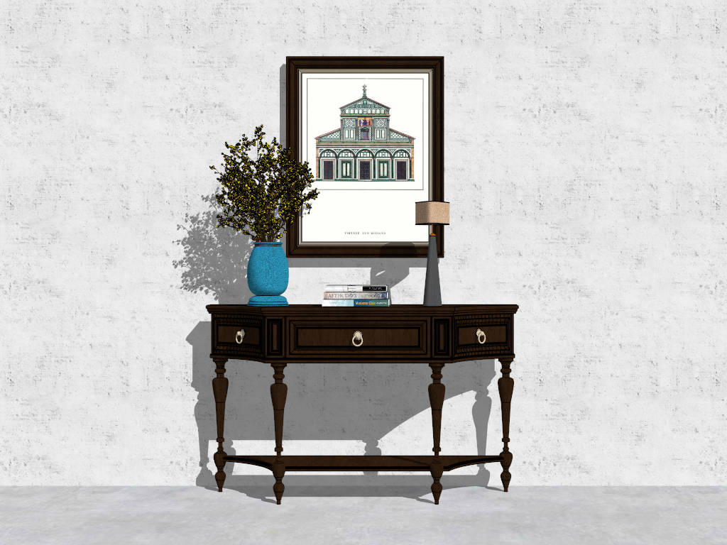 Accent Table Idea sketchup model preview - SketchupBox