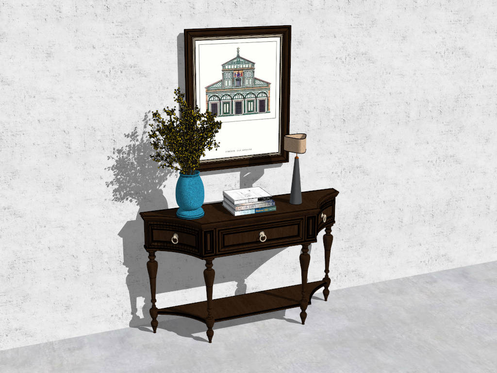 Accent Table Idea sketchup model preview - SketchupBox