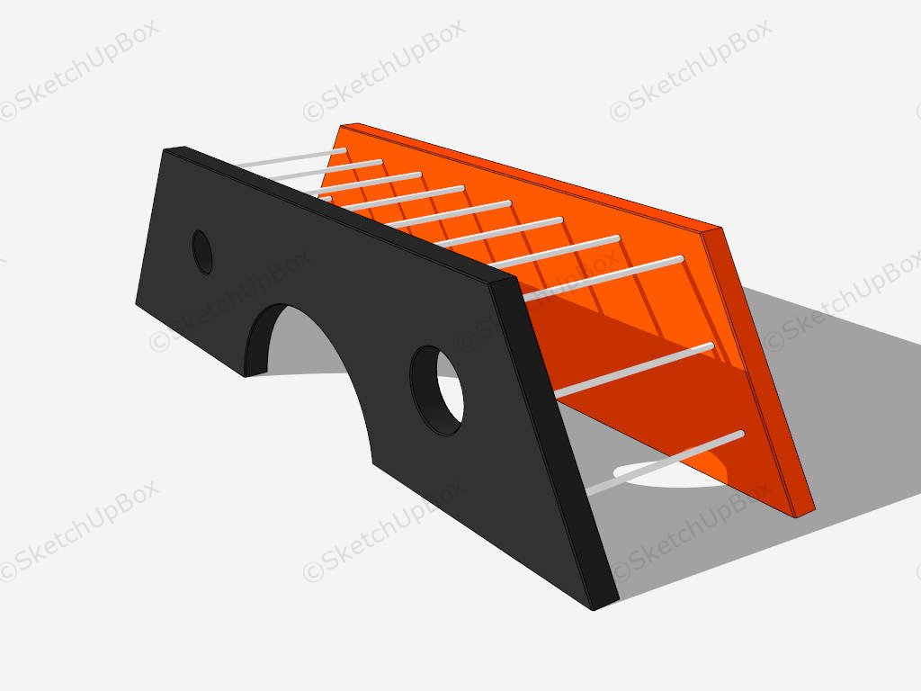 Indoor Children Climbing Frame sketchup model preview - SketchupBox