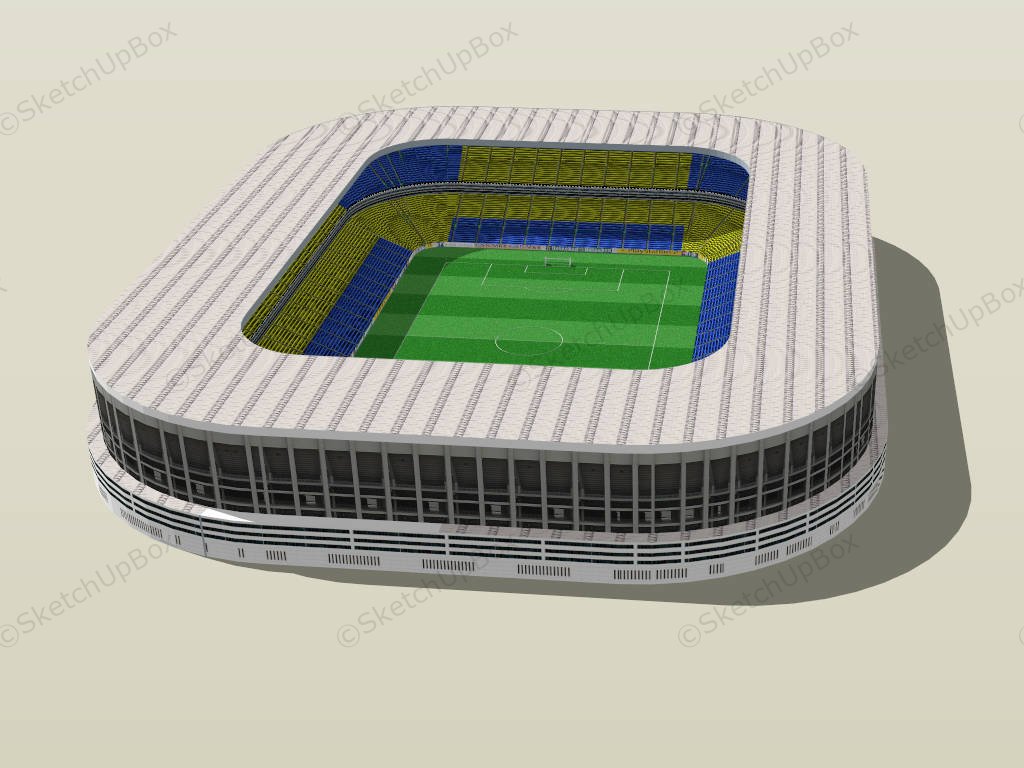 Sports Stadium sketchup model preview - SketchupBox
