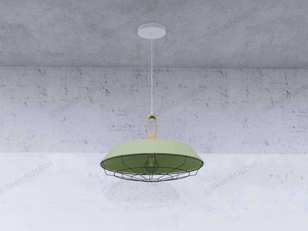 Industrial Pendant Lighting For Kitchen sketchup model preview - SketchupBox