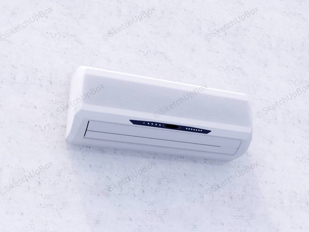 AC Split Air Conditioner Indoor Unit sketchup model preview - SketchupBox