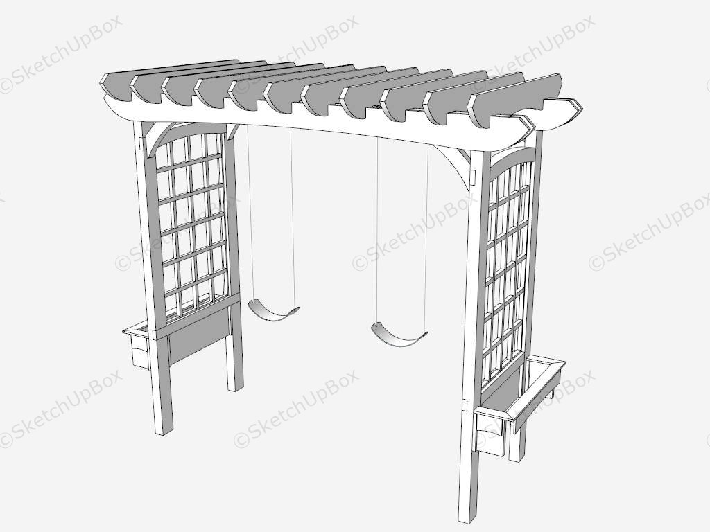 Trellis Swings sketchup model preview - SketchupBox