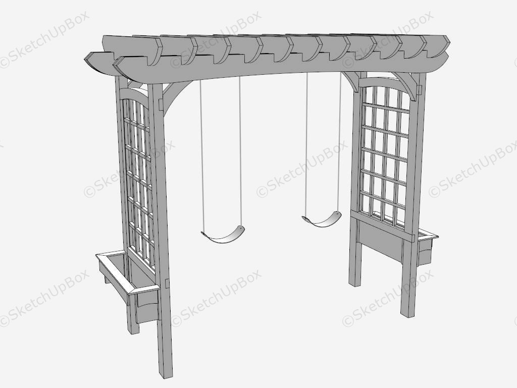 Trellis Swings sketchup model preview - SketchupBox