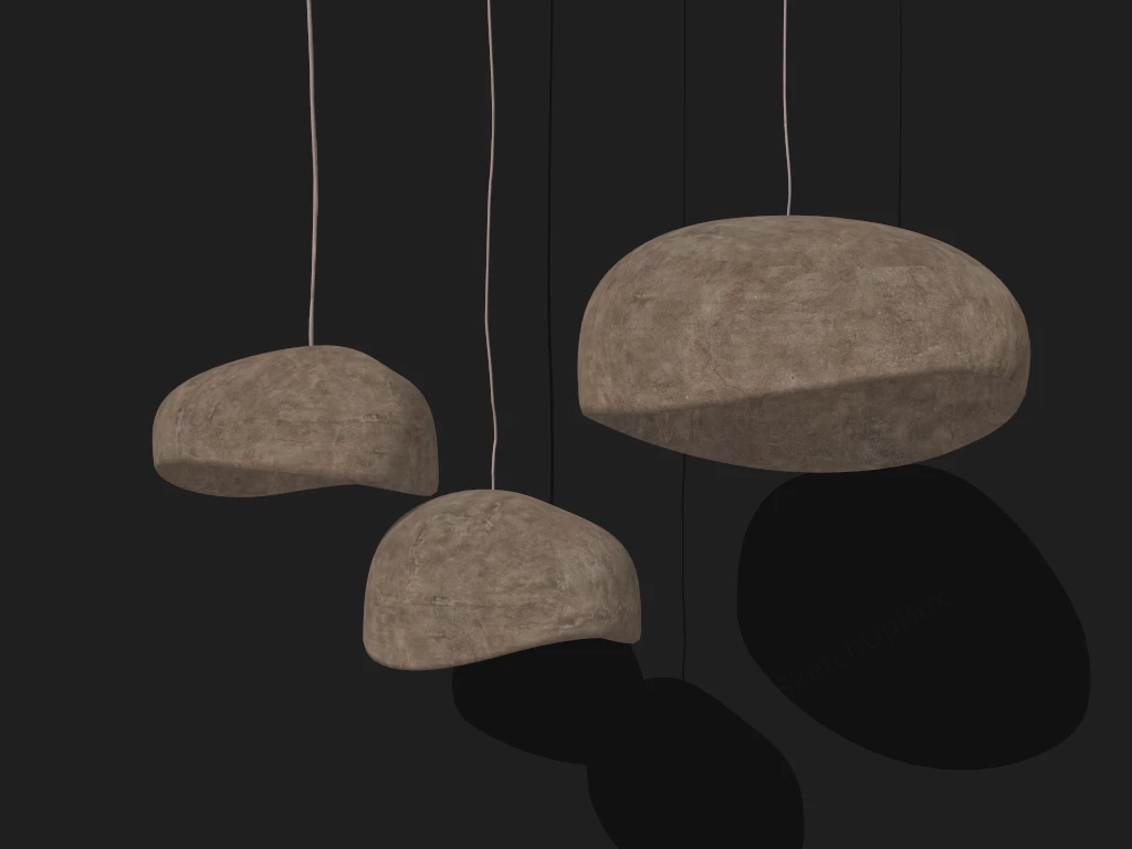 Creative Modern Pendant Lighting sketchup model preview - SketchupBox