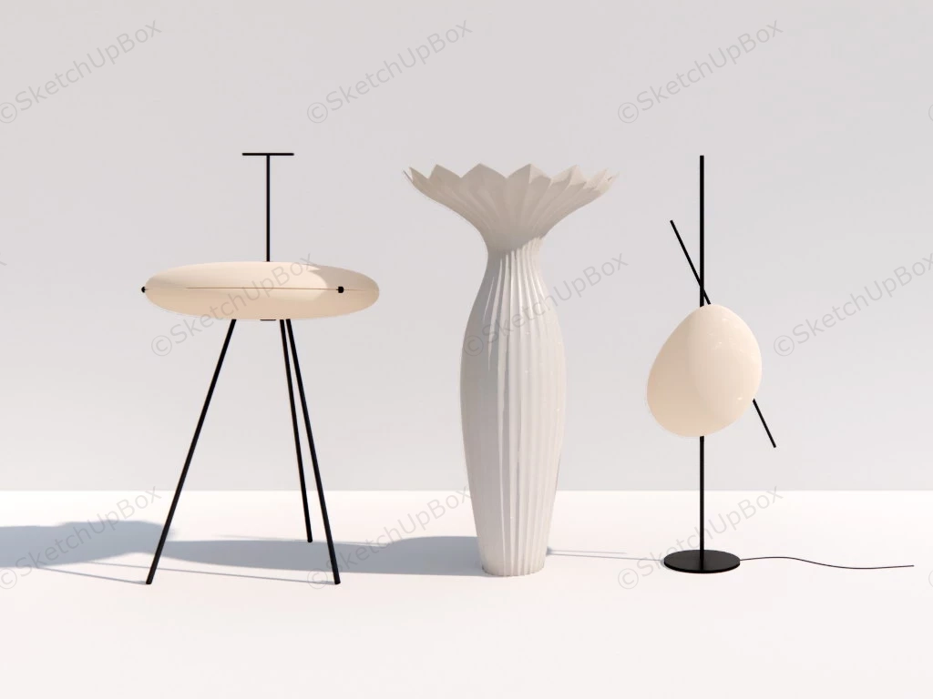 Unique Floor Lamps sketchup model preview - SketchupBox