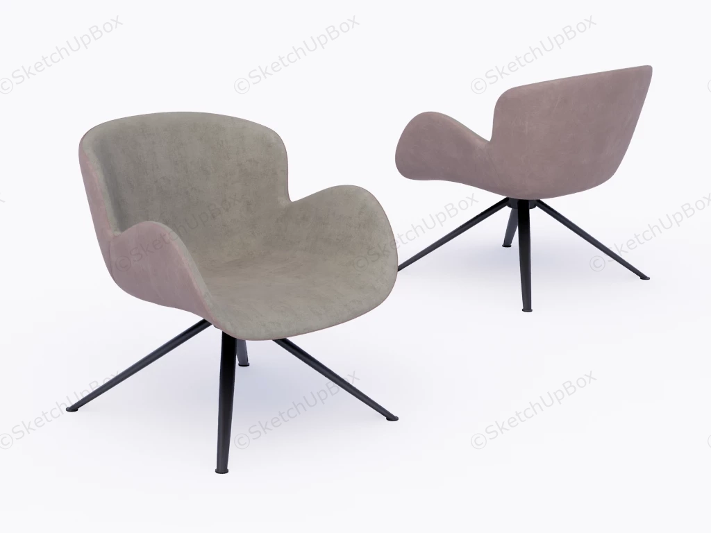 Eames Armchair sketchup model preview - SketchupBox