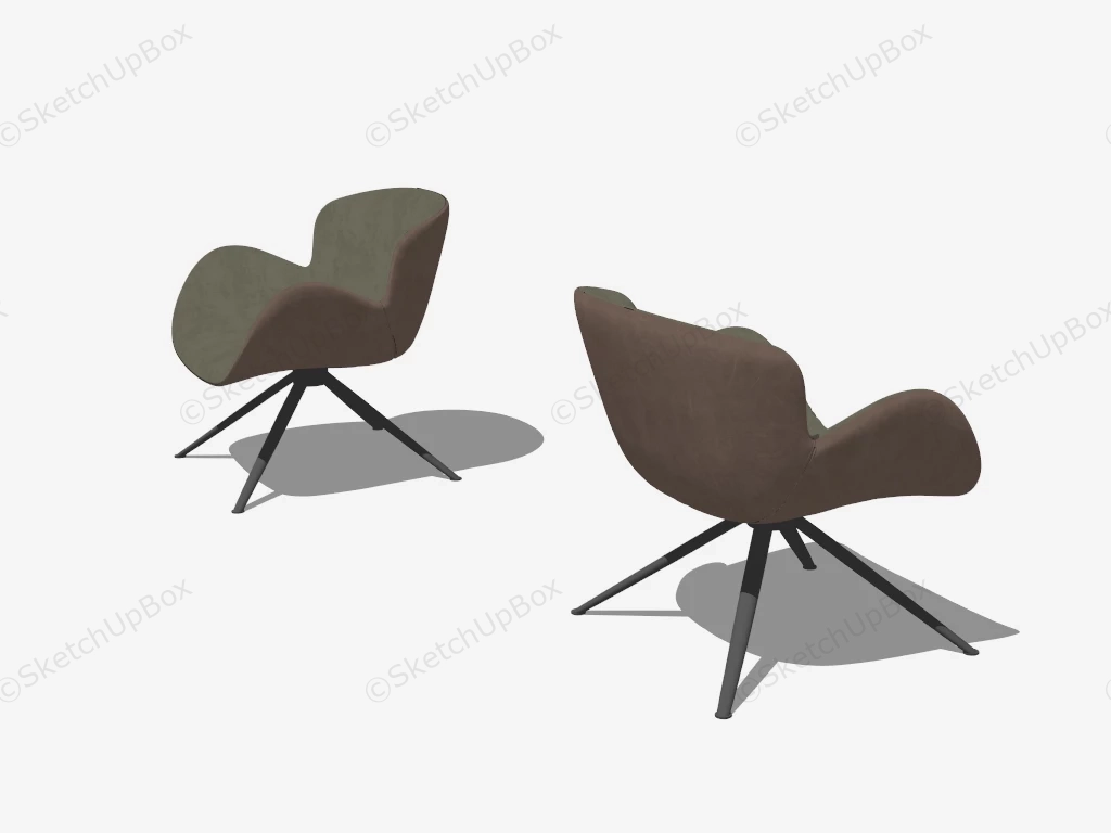 Eames Armchair sketchup model preview - SketchupBox