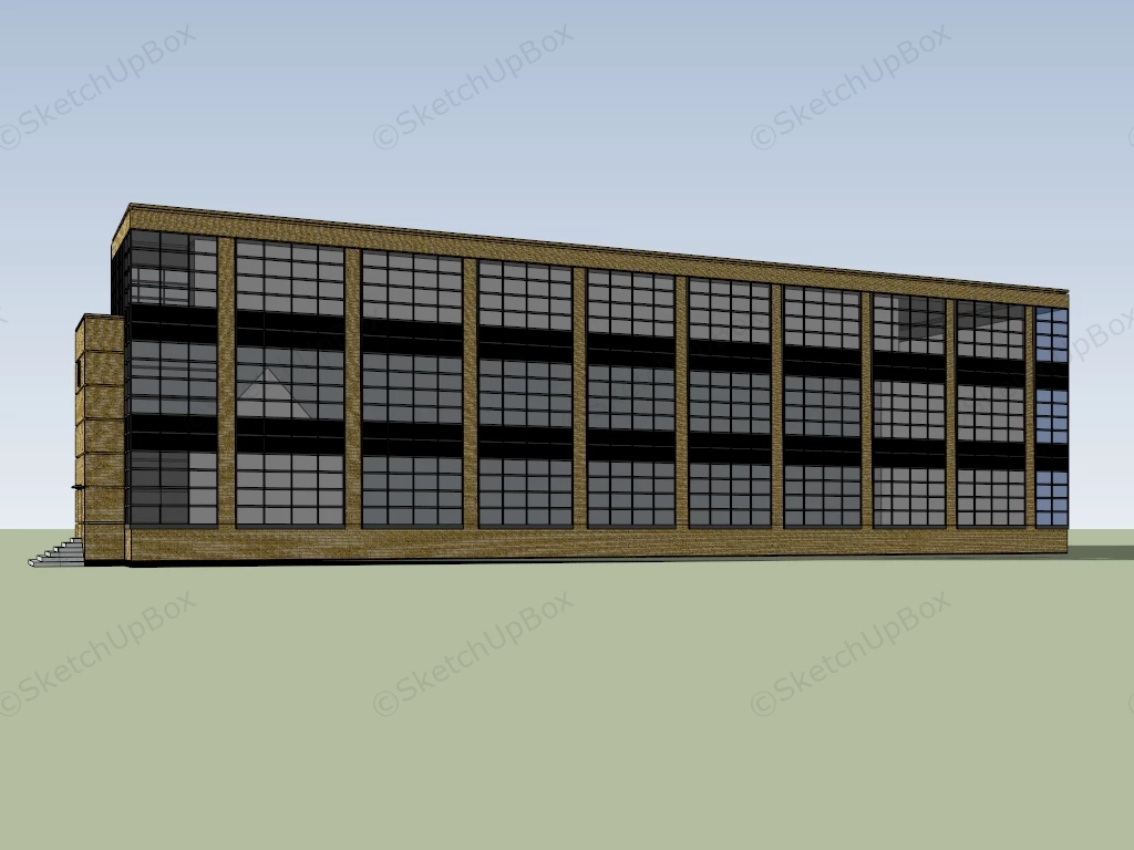Research And Development Laboratory Building sketchup model preview - SketchupBox