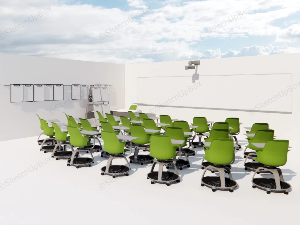 Office Training Room sketchup model preview - SketchupBox