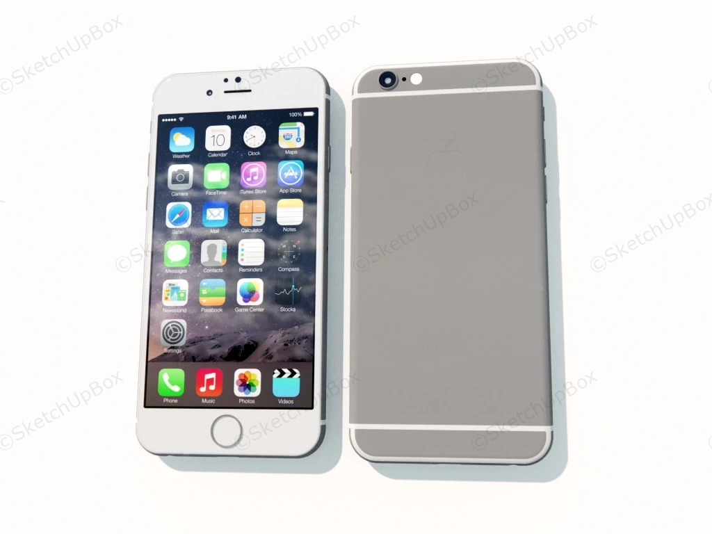Apple IPhone 5S sketchup model preview - SketchupBox