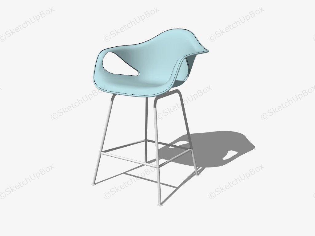 Bar Kitchen Stool sketchup model preview - SketchupBox