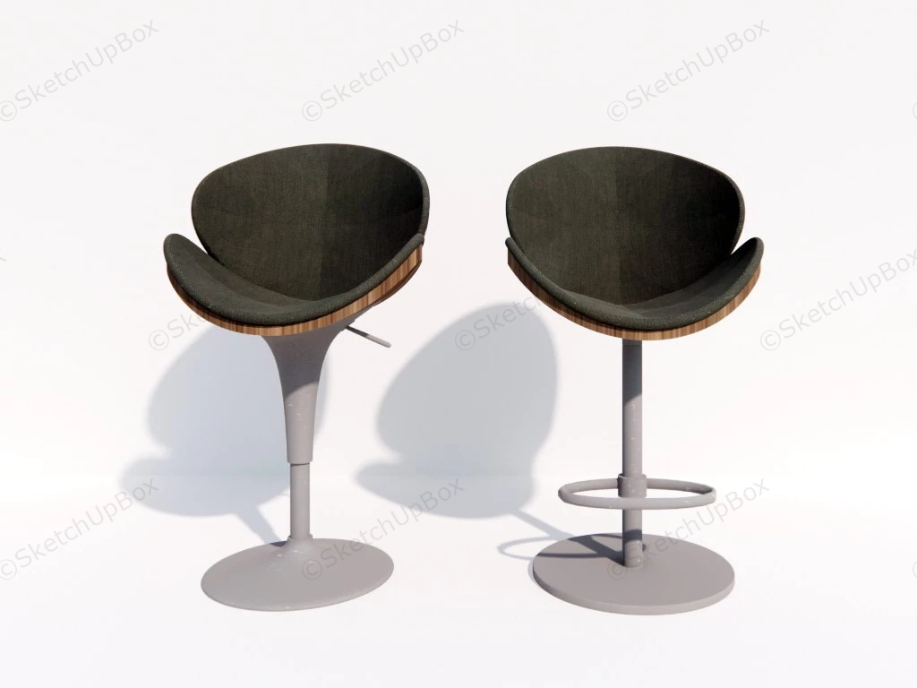 Orange Slice Counter Stools sketchup model preview - SketchupBox