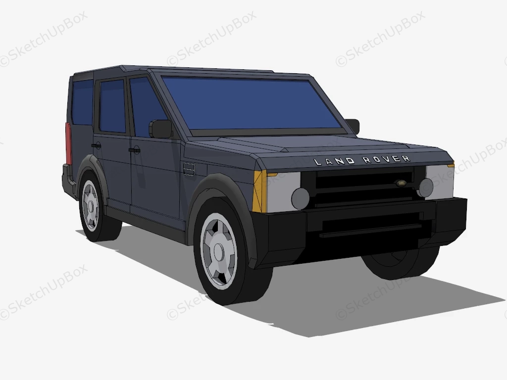 Land Rover Discovery 3 sketchup model preview - SketchupBox