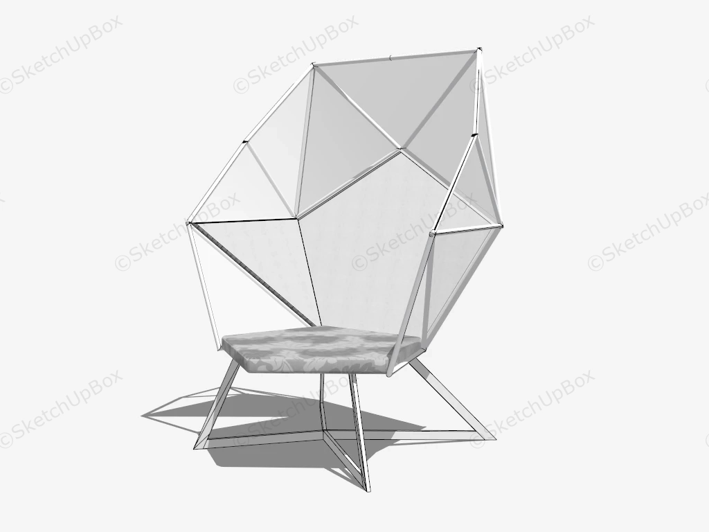 Diamond Chair sketchup model preview - SketchupBox