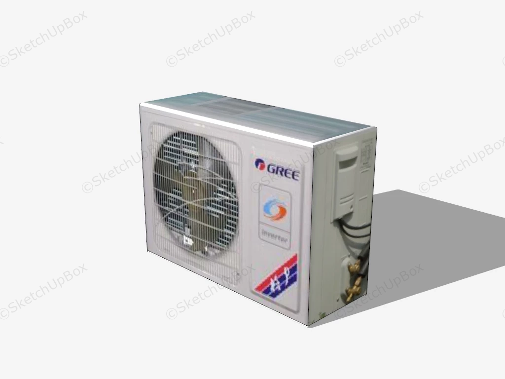 Gree Air Conditioning Unit sketchup model preview - SketchupBox