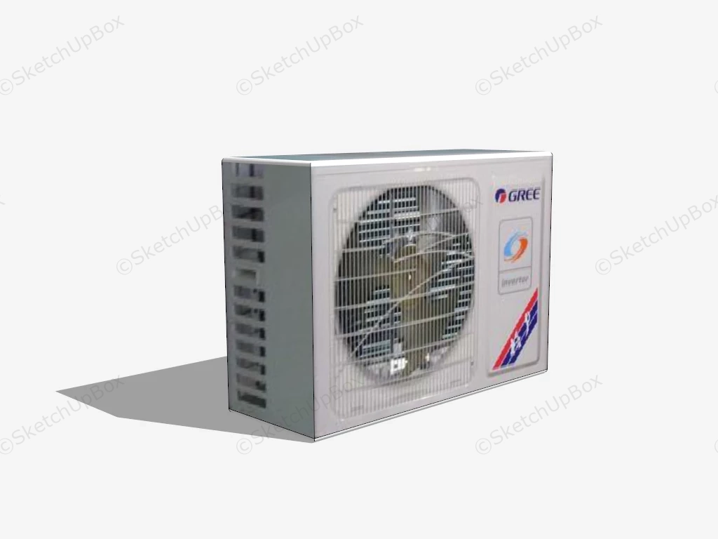 Gree Air Conditioning Unit sketchup model preview - SketchupBox