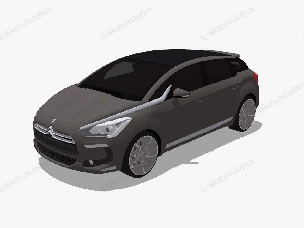Citroën DS5 sketchup model preview - SketchupBox