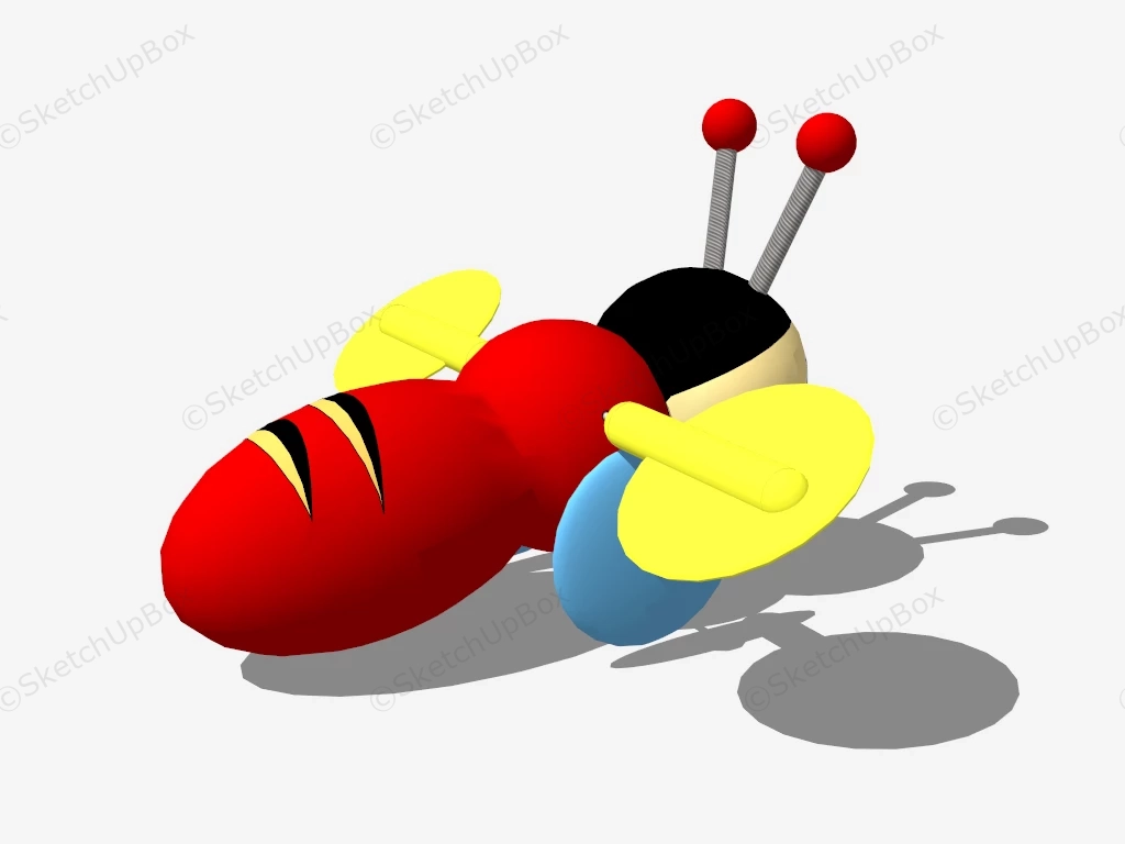 Buzzy Bee Toy sketchup model preview - SketchupBox