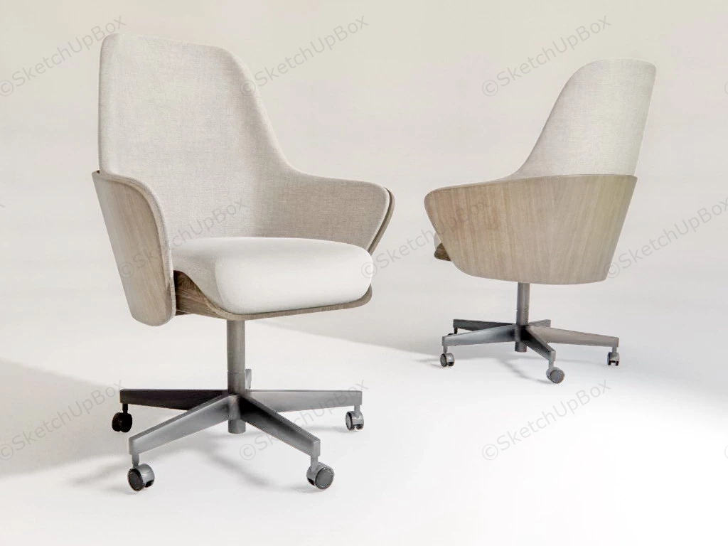 Bucket Swivel Chair sketchup model preview - SketchupBox