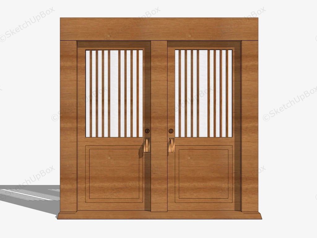 Bathroom Glass Doors sketchup model preview - SketchupBox