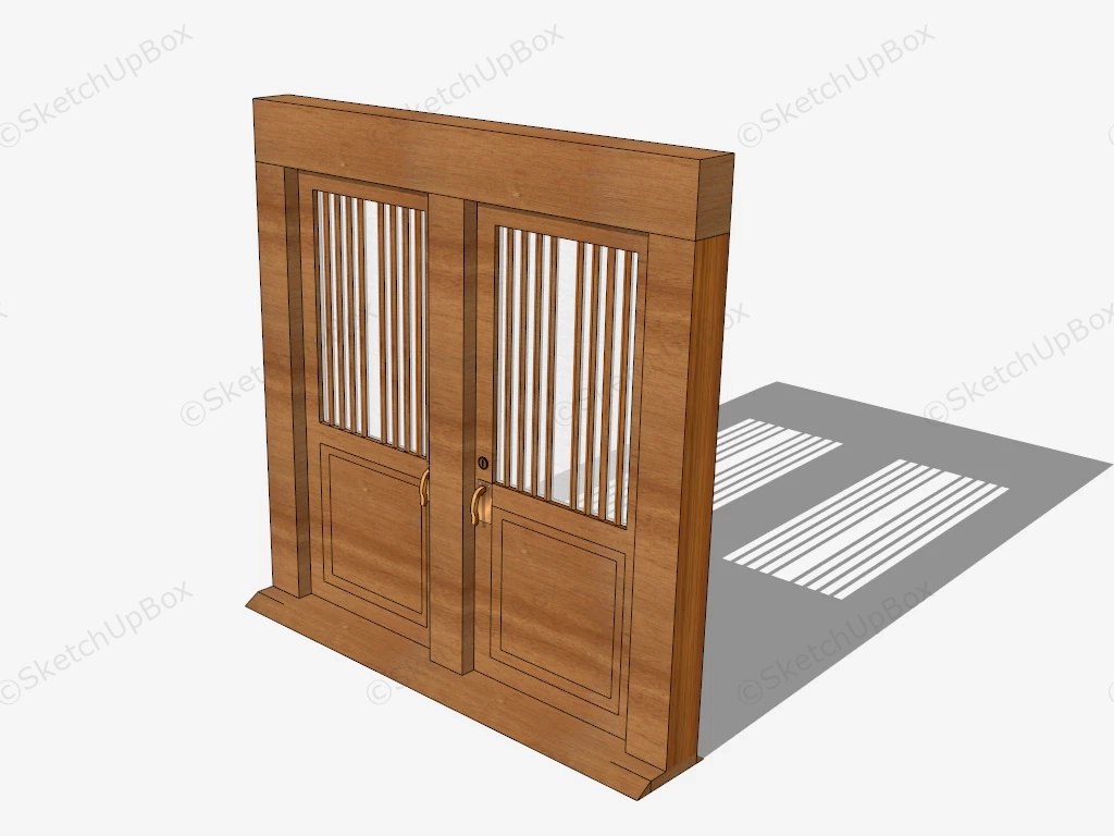 Bathroom Glass Doors sketchup model preview - SketchupBox