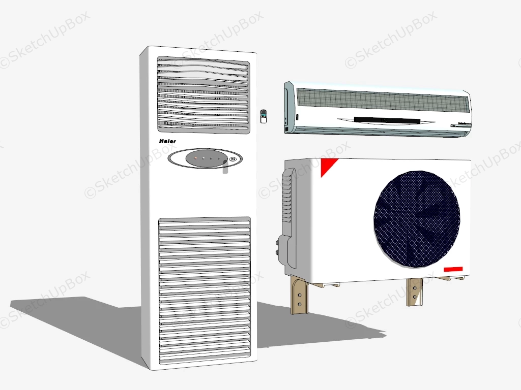 Home AC Units sketchup model preview - SketchupBox