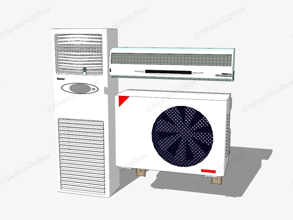 Home AC Units sketchup model preview - SketchupBox