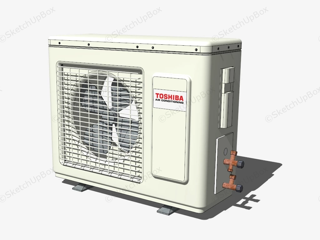 Toshiba Air Conditioning sketchup model preview - SketchupBox