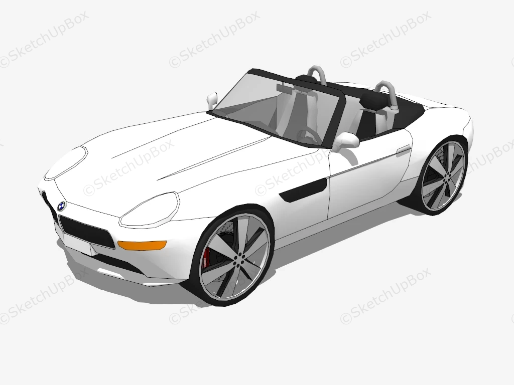 BMW Z8 Roadster sketchup model preview - SketchupBox