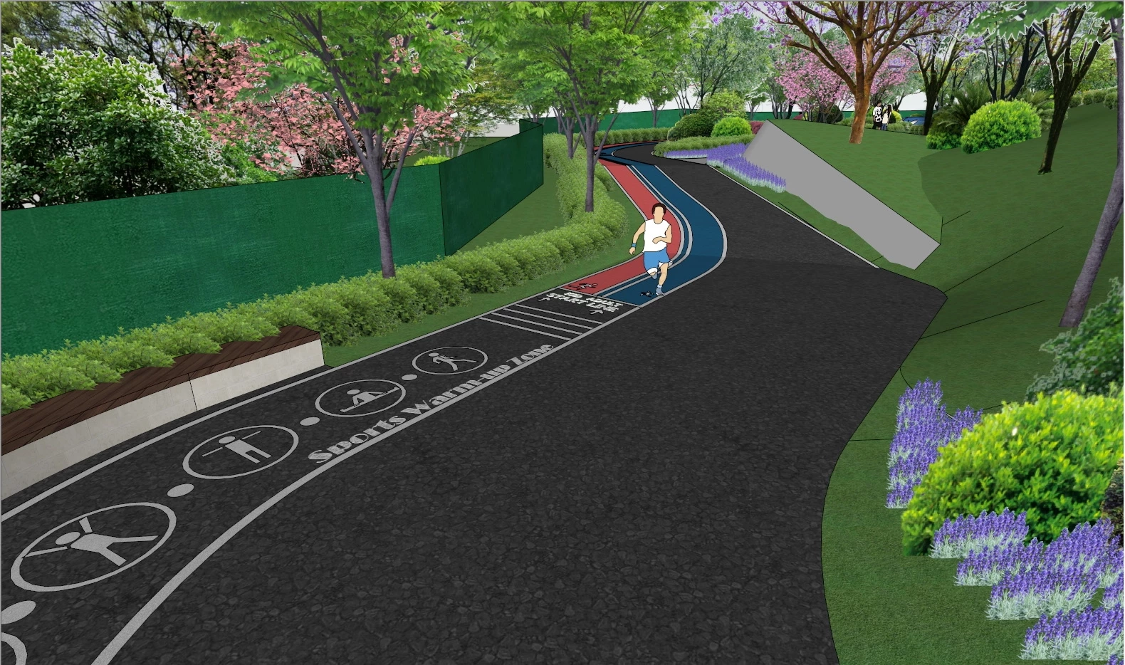 Community Park Playground Design sketchup model preview - SketchupBox