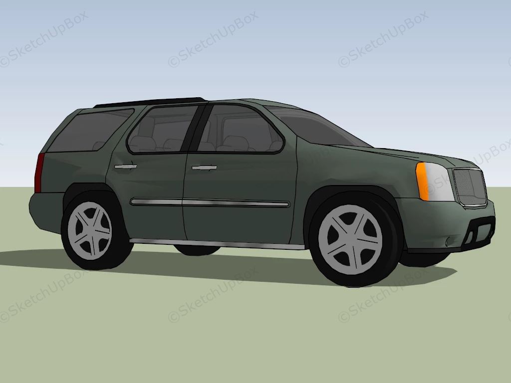Station Wagon Car sketchup model preview - SketchupBox