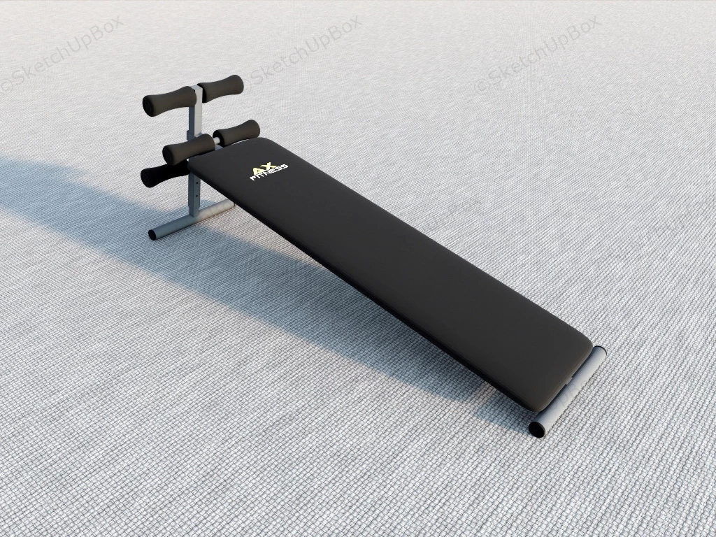 Sit Up Bench sketchup model preview - SketchupBox