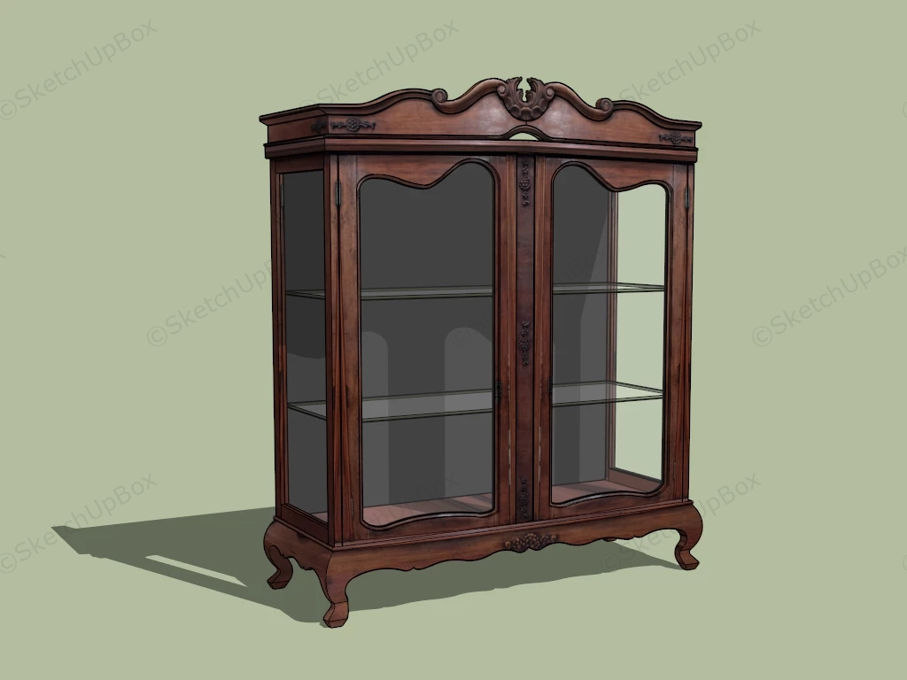 Victorian Display Cabinet sketchup model preview - SketchupBox