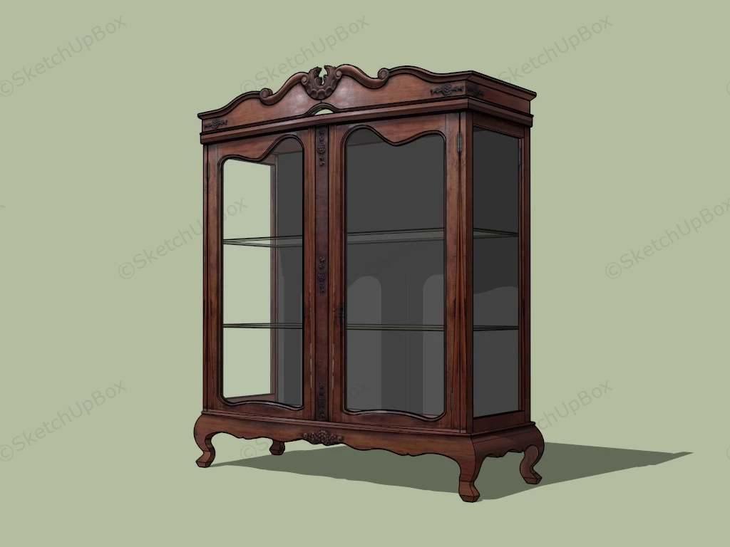 Victorian Display Cabinet sketchup model preview - SketchupBox