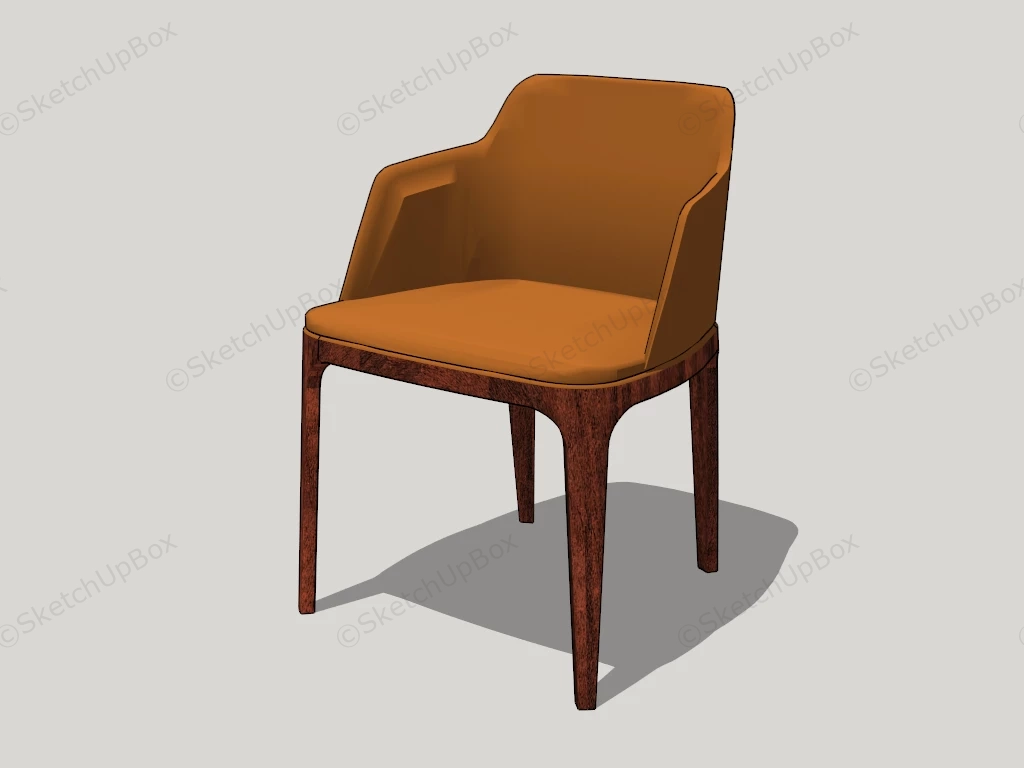 Bucket Dining Chair sketchup model preview - SketchupBox