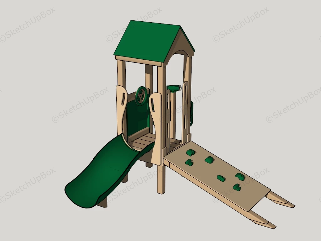 Small Playset sketchup model preview - SketchupBox
