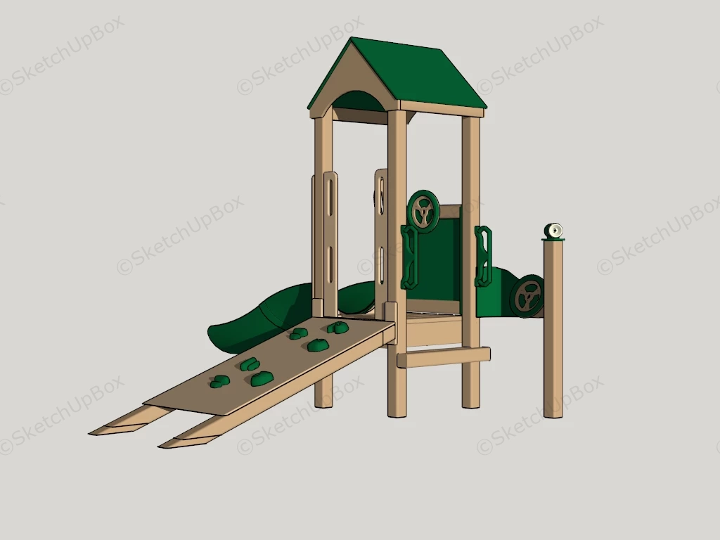 Small Playset sketchup model preview - SketchupBox
