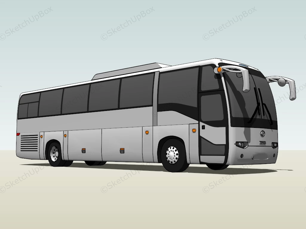 Tour Coach sketchup model preview - SketchupBox