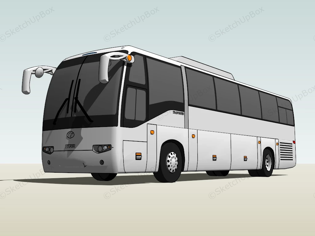 Tour Coach sketchup model preview - SketchupBox