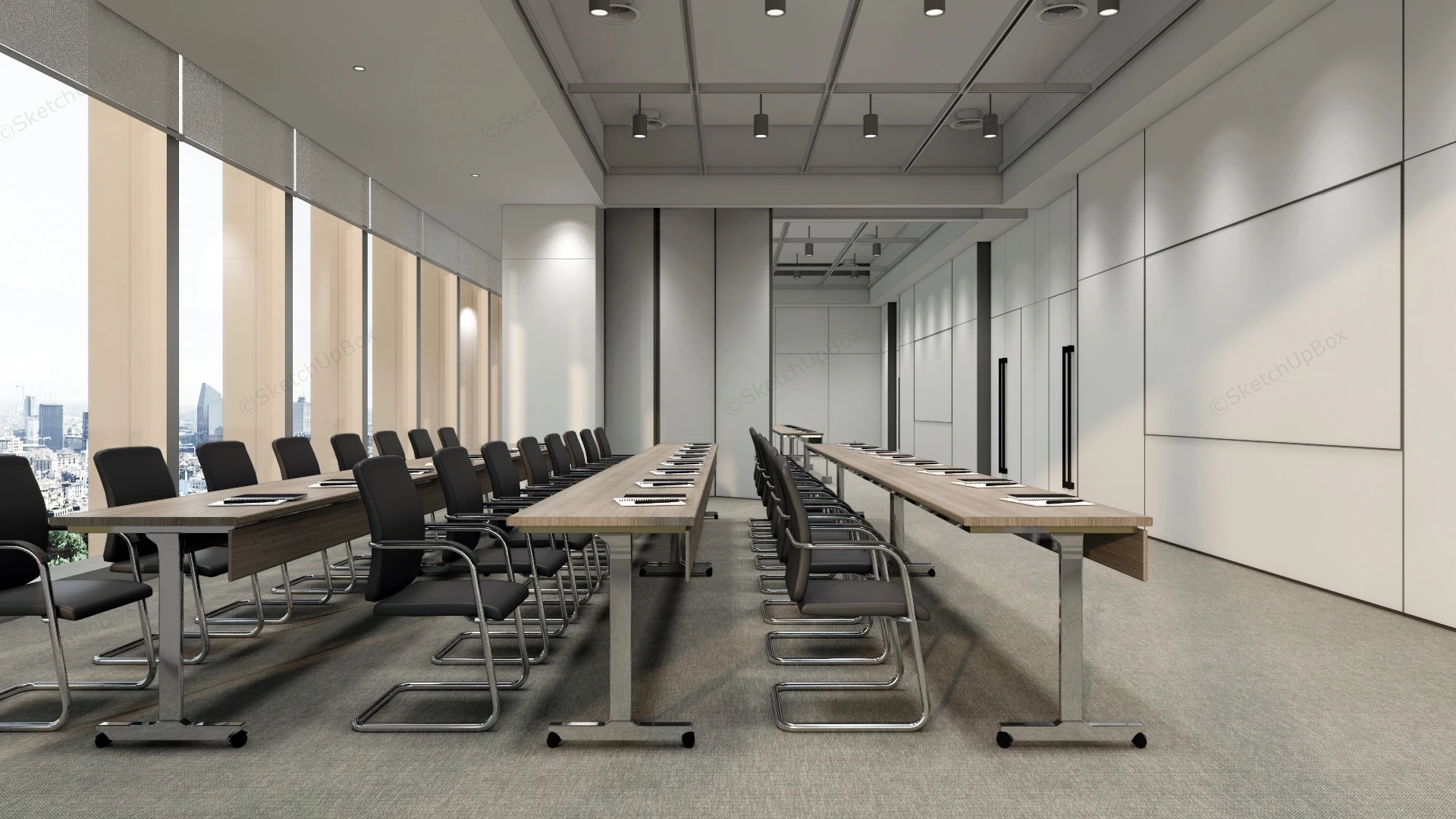 Conference Room Lecture Hall Design sketchup model preview - SketchupBox